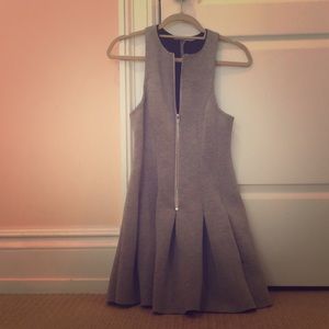 T by Alexander Wang Scuba Pleated Dress